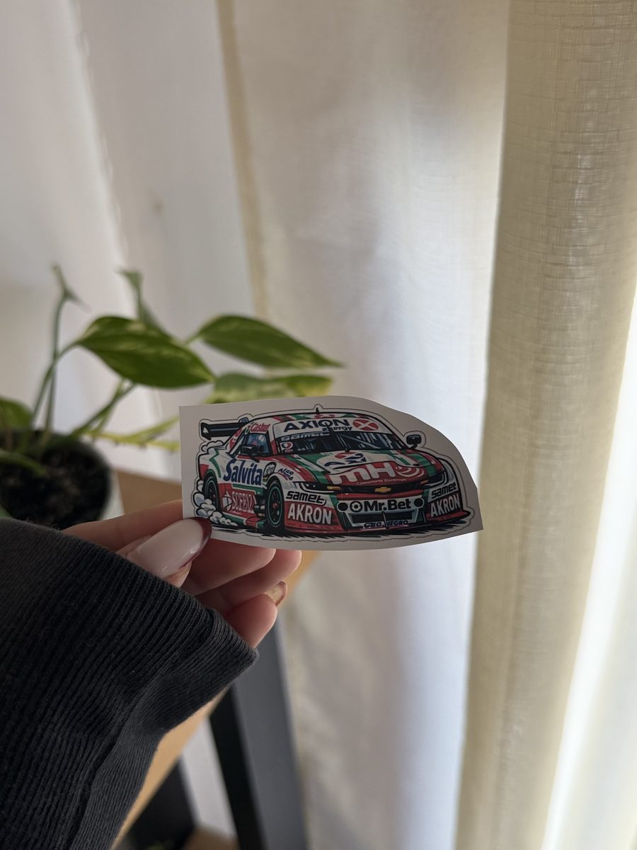 Sticker auto de carrera