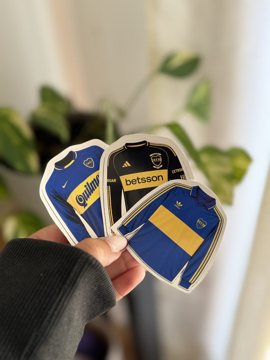 Stickers camisetas de Boca